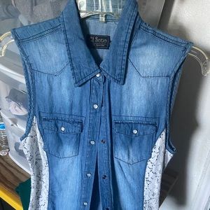 Denim shirt